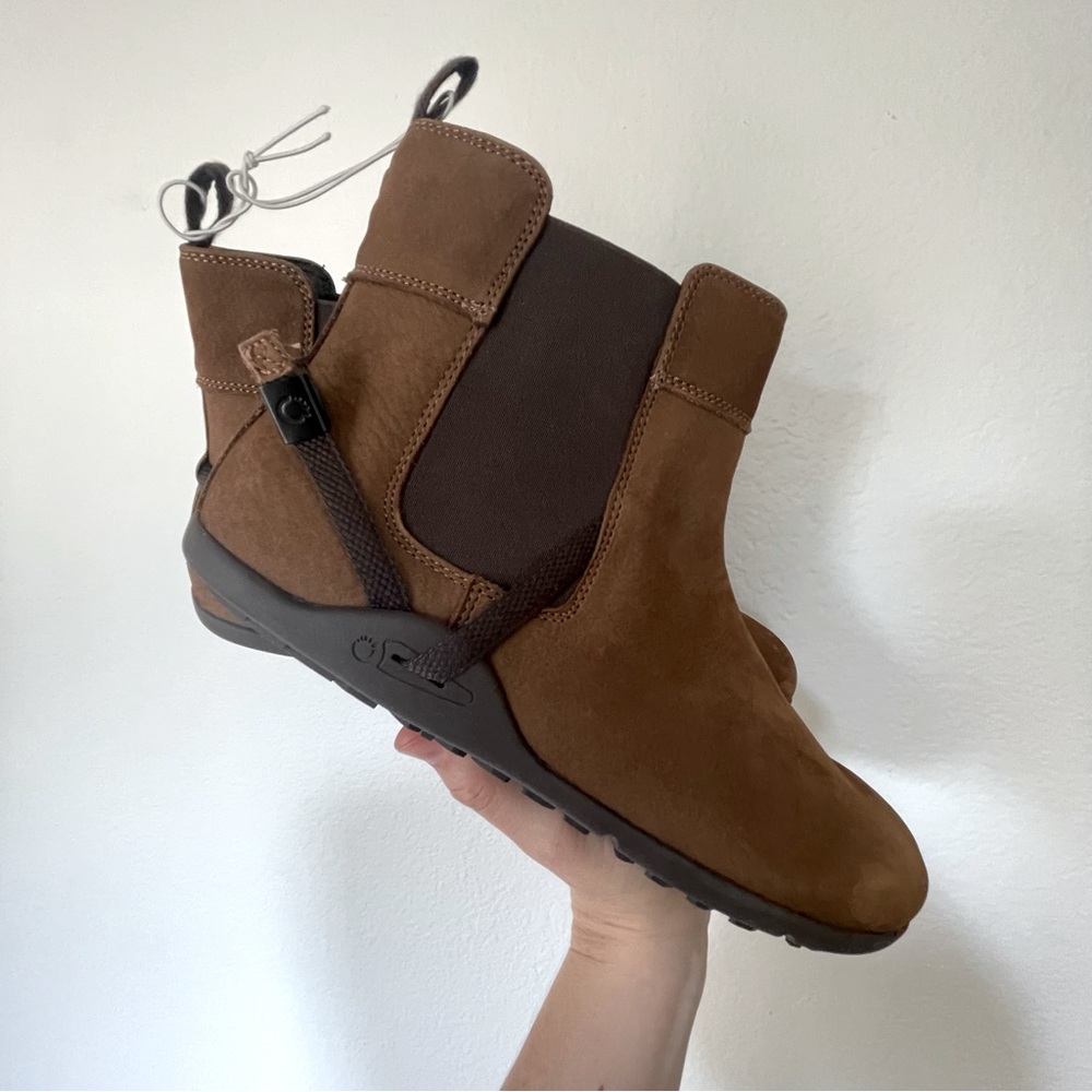 Size 12 Xero Leather Suede Barefoot Shoes Zero Drop REI Chelsea Pull On Boots